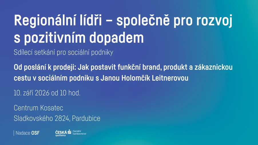 Regionální lídři - Společně pro rozvoj s pozitivním dopadem